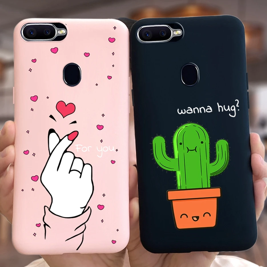 Чехол с изображением милой пары кошек для Oppo F9 чехол Pro Мягкая силиконовая задняя