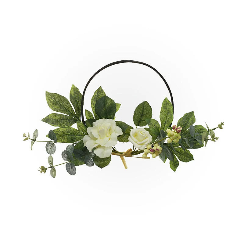 Идеальное качество искусственные цветы венки дверные гирлянды для свадебного