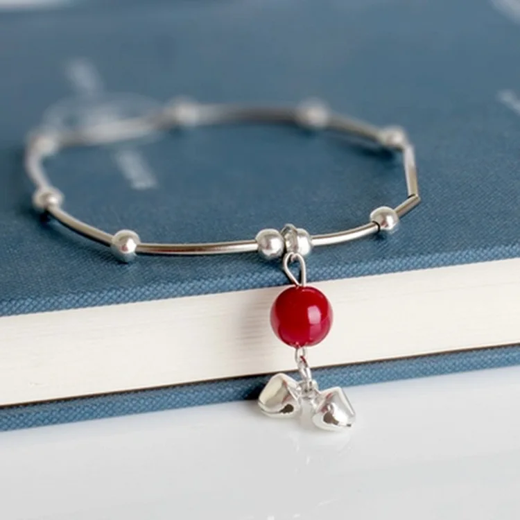 Подарок для подруги браслет с бусинами подарок на день Святого Валентина