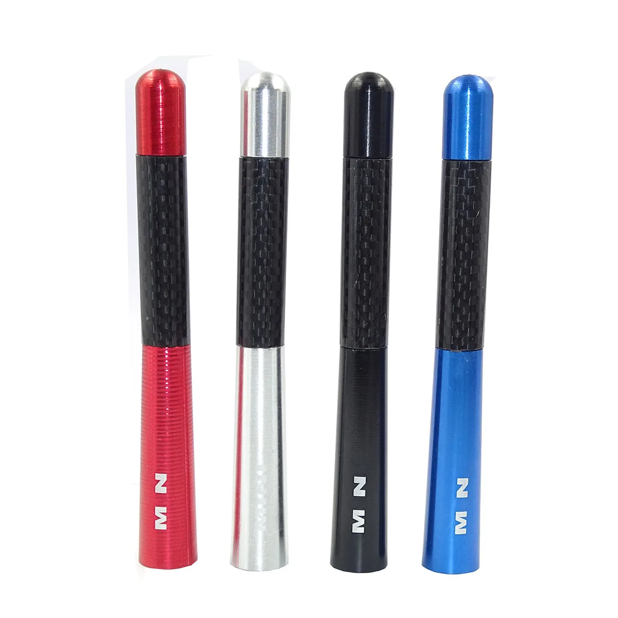 4 37 дюймовая универсальная черная углеволоконная короткая Автомобильная