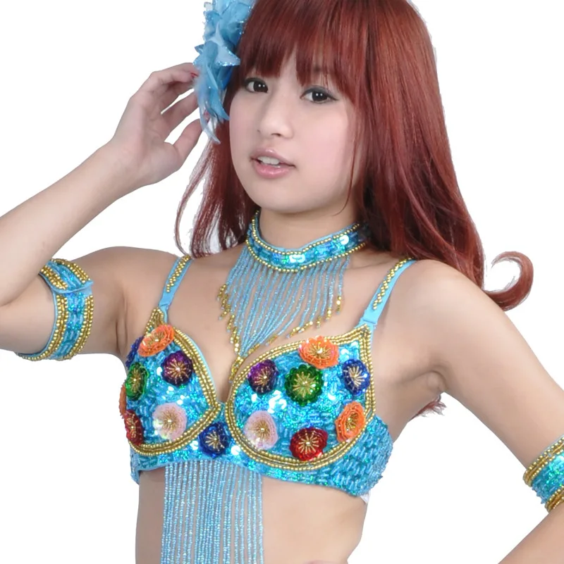 1 шт. аксессуары для танца живота восточные Одежда танцев с блестками и