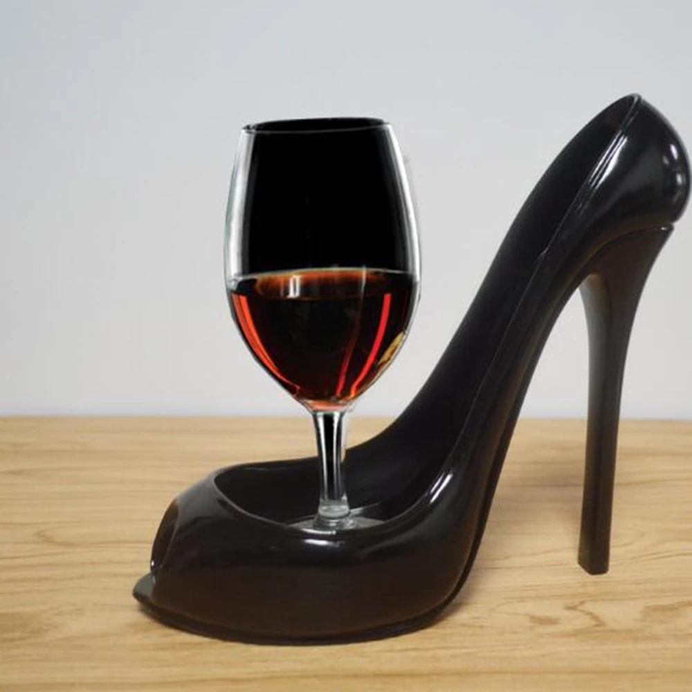 Стильный держатель для обуви на высоком каблуке винных бутылок креативный