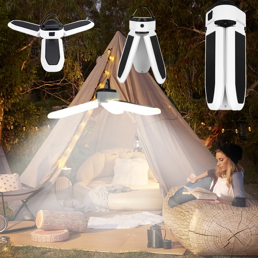 

Camping Lantern Portable Light Camping Light Led Rechargeable Flashlight Lamp Emergency Camping Light Bulb Powerful Solar or Usb