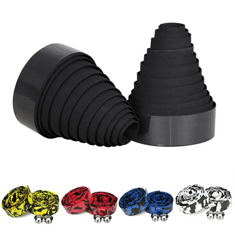

2pcs Sweat absorbent Bicycle Accessories Bicycle Handlebar Belt Colorful Cycling Handle Belt Bike Cork Handlebar Tape Wrap