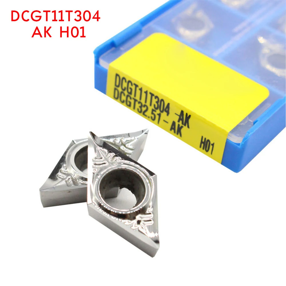DCGT11T304 AK H01 DCGT 11T304 алюминиевая режущая лезвие вставка для режущего инструмента