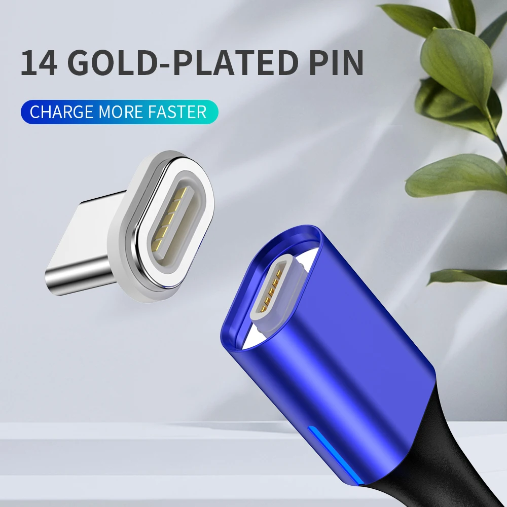 Магнитный кабель Tongyinhai для Iphone, Android, кабели для зарядки, MicroUSB type C, быстрая зарядка, зарядное устройство, 1 м, 1,5 Мбит, шнур для Xiaomi