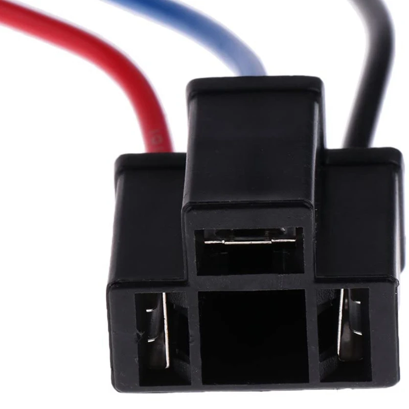 

5X Headlight Adapter Bulb Wiring Extension Female Socket Automobile