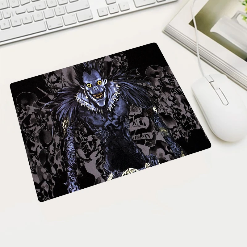 

Маленький коврик 2021 Death Note, игровой коврик для мыши, Противоскользящий коврик для мыши, резиновый Коврик для оптической мыши, игровой коврик ...