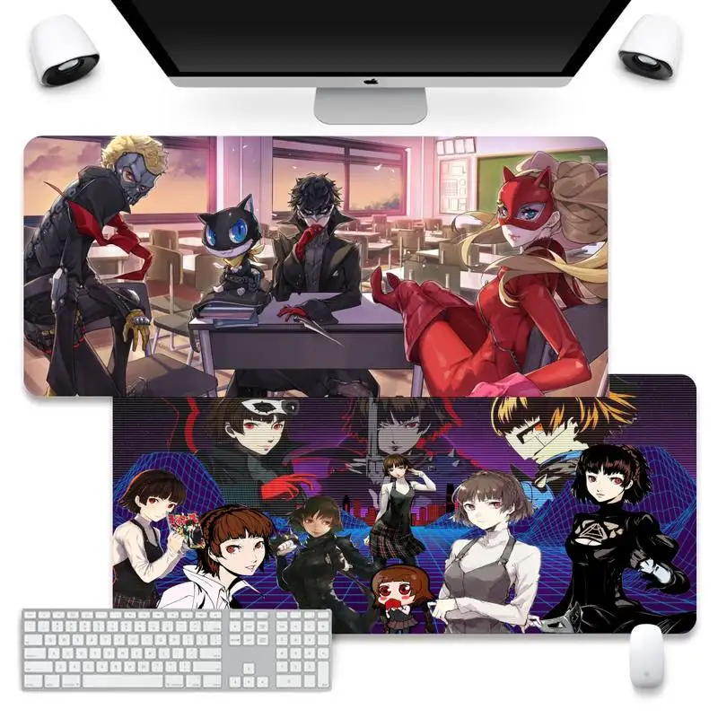 

persona 5 Rubber PC Computer Gaming mousepad Mouse Pad Company XL Large Keyboard PC Desk Mat Takuo Anti-Slip Comfort Pad