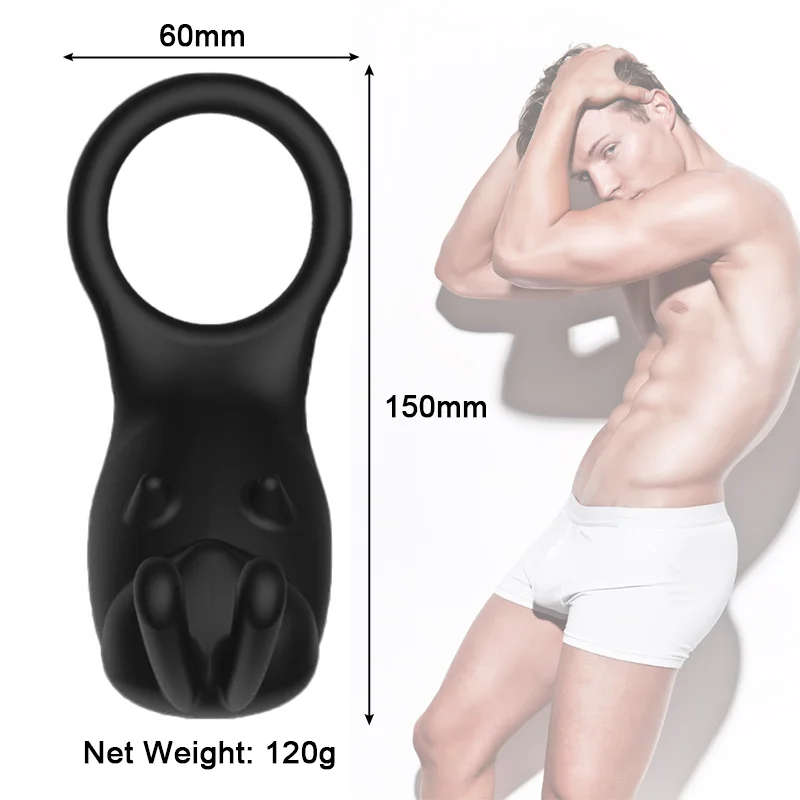 Вибратор для пар Пенис с кольцом Стимулятор точки G клитора мужской стимулятор