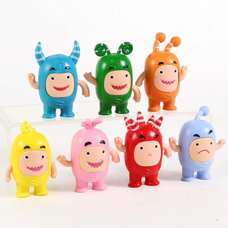 Горячая Распродажа 7 см Oddbods игрушечные фигурки из мультфильма милый