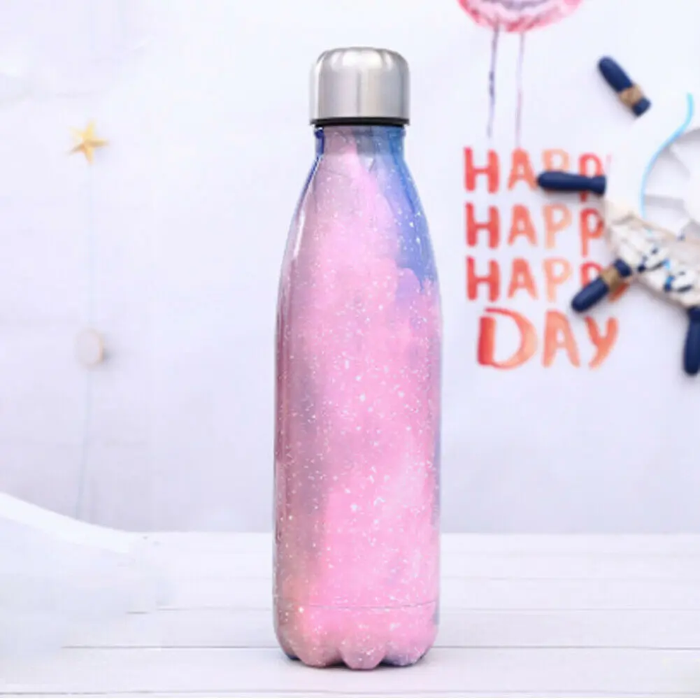 4 500ML Fashion creative pattern Thermos cupTravel Mug Tea Coffee Water Vacuum Cup Thermos Bottle Stainless Steel - Цвет: 4