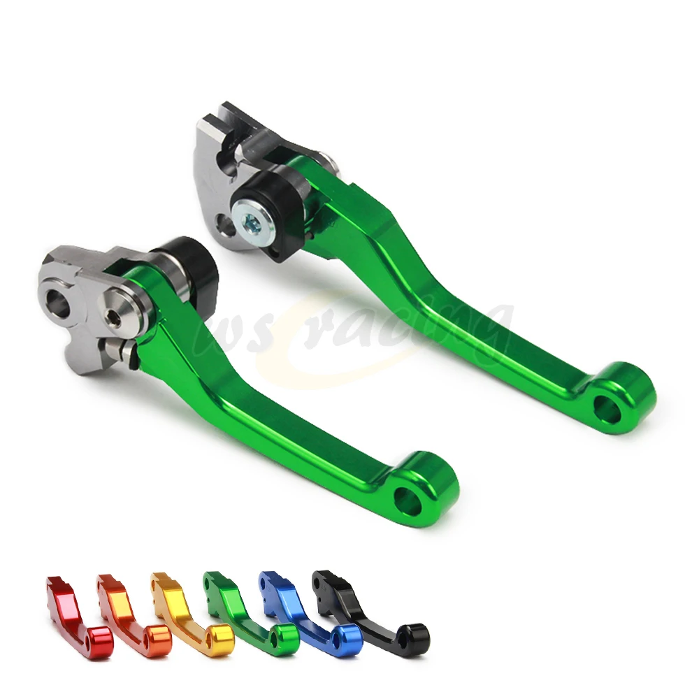 

CNC Motorcycle Billet Foldable Pivot Clutch & Brake Lever For KAWASAKI KX65 00-20 KX85 01-20 KX125 00-05 KX250 KX250F KXF250