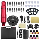 Ротационная тату-ручка с интерфейсом RCA и картриджами для машинки для перманентного макияжа