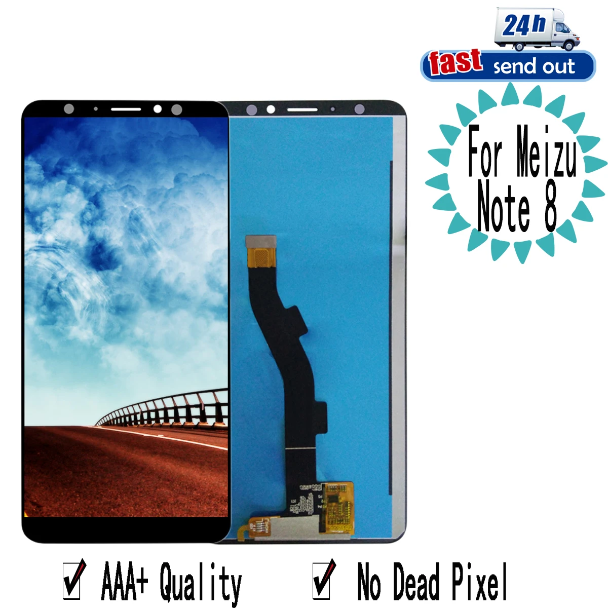 

ЖК-дисплей для MEIZU Note 8 6,0 дюйма, сменный ЖК-дисплей для MEIZU Note 8 кодирующий преобразователь сенсорного экрана в сборе