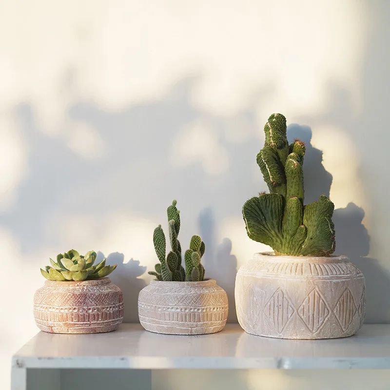 Macetas decorativas Nordic Vintage home decor plant pot vaso planta vasi per piante da esterno donice ogrodowe garden accessorie | Дом и сад