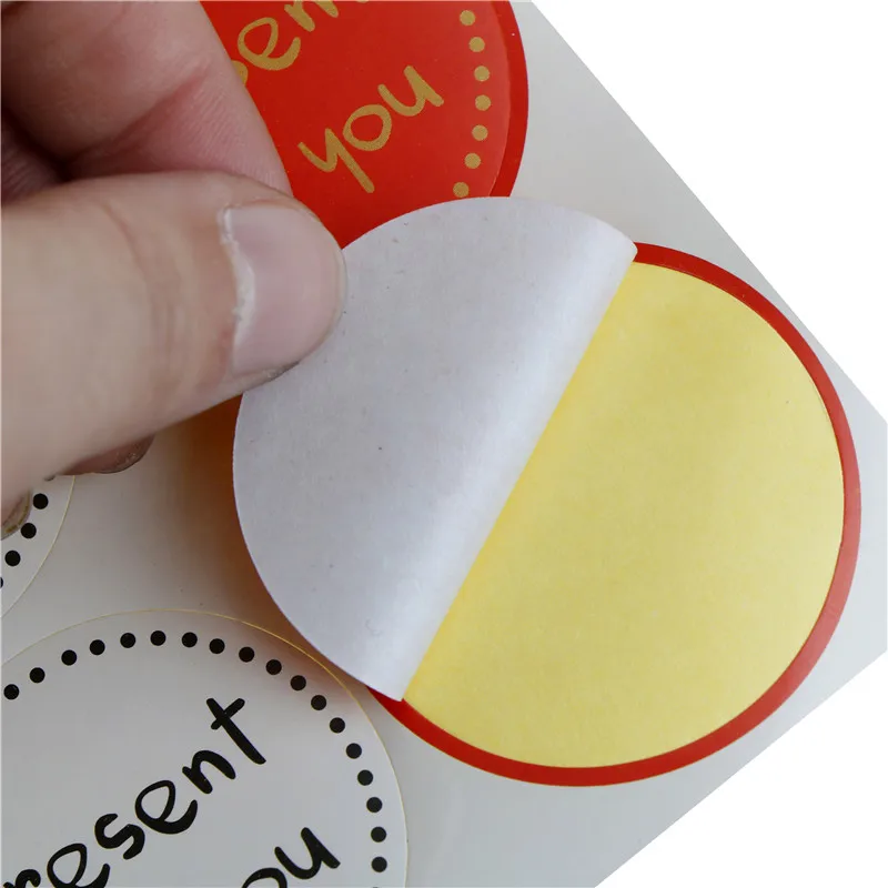 

90pcs/10sheets Kraft Paper Seal Stickers For Handmade Products DIY Bakery Packsge Label Adhesive Sticker Birthday Cards Envelope