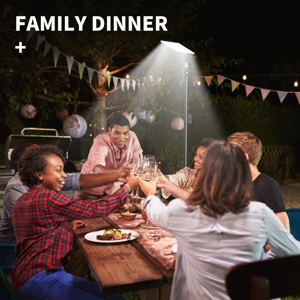 Уличная лампа для кемпинга светодиодный рабочий светильник с регулируемой