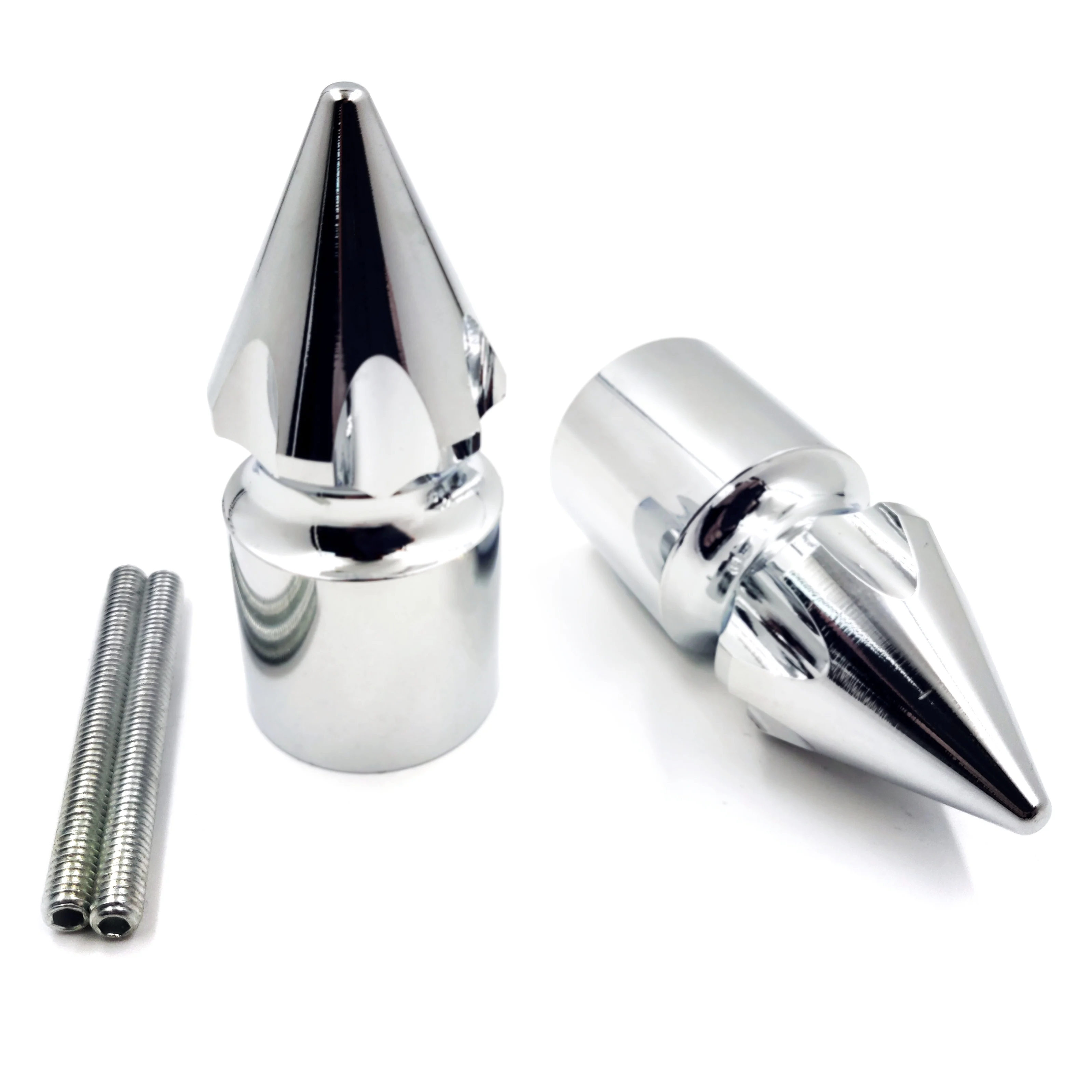 Aftermarket free shipping motorcycle parts Spike Bar Ends for Suzuki GSX-R GSXR 600 750 1000 1100 Chrome | Автомобили и мотоциклы