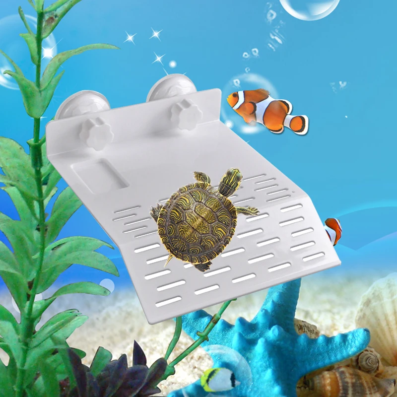 

Aquarium pet supplies plastic turtles pier fish tank decoration turtle island reptile sun terrace floating island platform