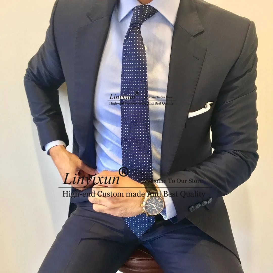 Pants Set Wedding Groom Tuxedo Costume Homme