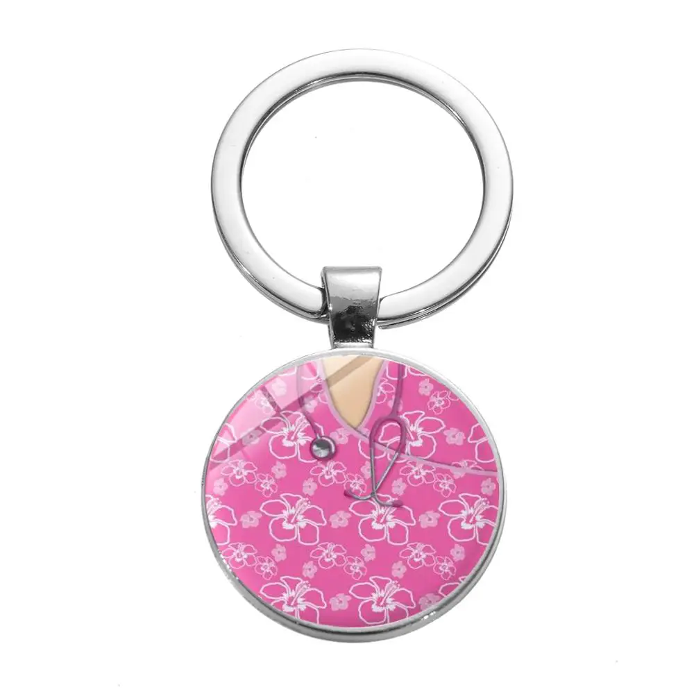 Модный медицинский брелок для ключей термометр стетоскоп медсестра кепка милый