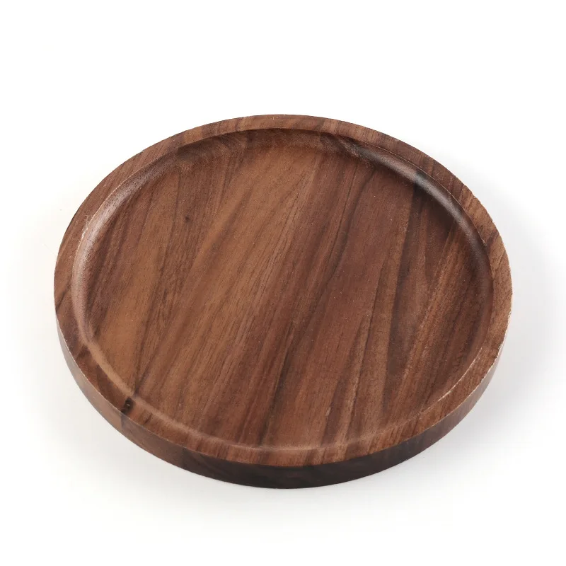 

Food Serving Tray, Walnut Wood Vintage Butler Breakfast Tray, Best Kitchen Storge Board for Meat Cheese and Vegetables