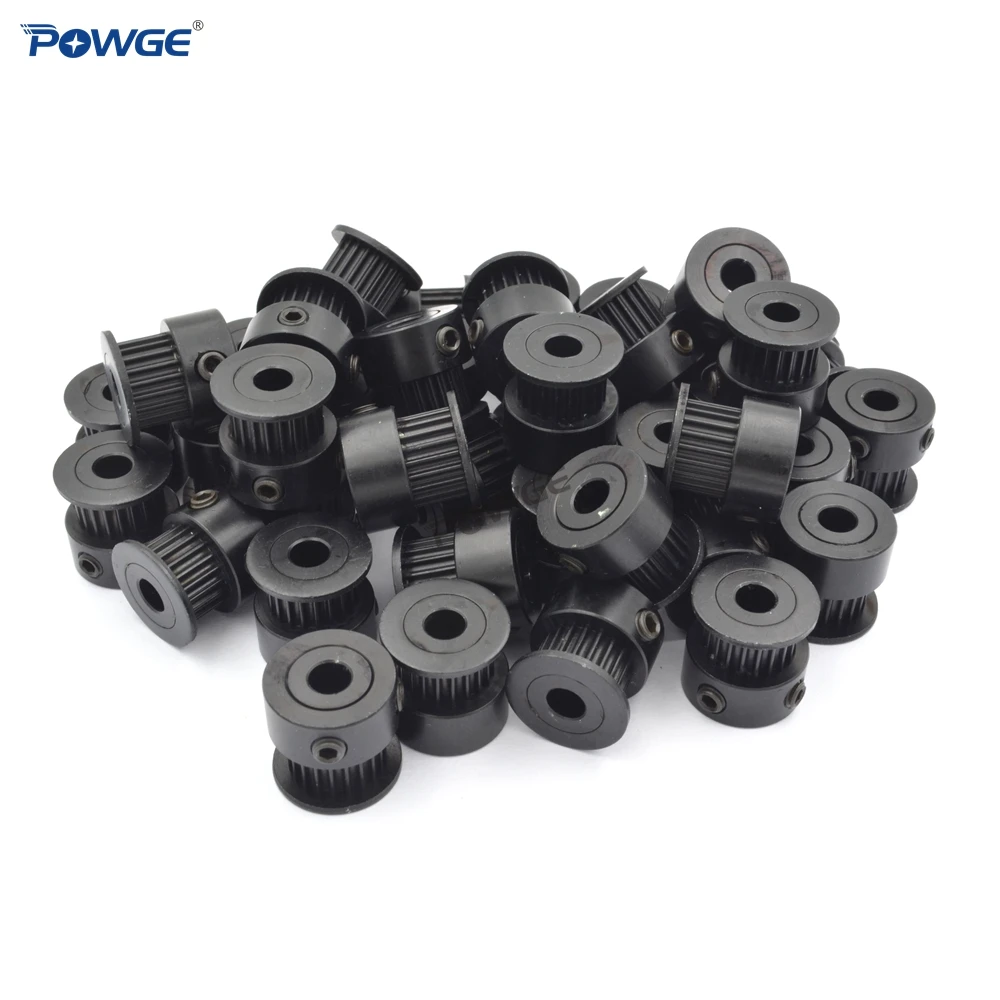 POWGE GT 20 Teeth 2GT 2M Timing Pulley Bore 4/5/6/6.35/8mm for 2MGT GT2 Synchronous belt width 6/10mm small backlash 20Teeth 20T |