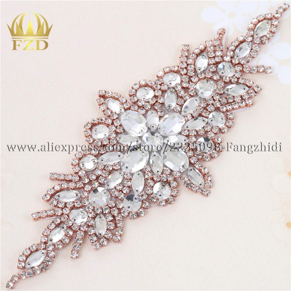 (5 шт.) Оптовая Продажа Горячая фиксация пришитые серебристыми кристаллами