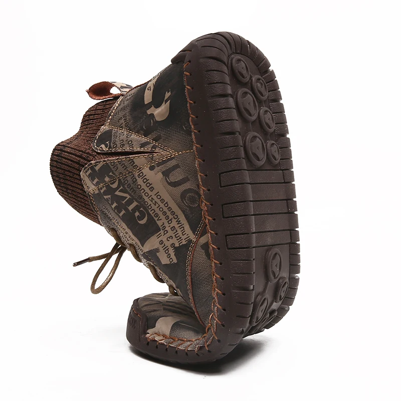 

2020 Casual Men Ankle Boots Trending Shoes Outdoor Warm Plush Winter Male Footwear Autumn Flat Sneakers Plus Size 48