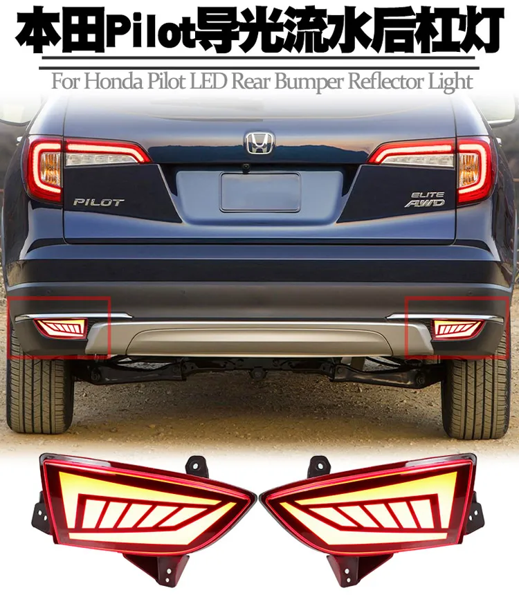 

Car bumper Tail light For honda Pilot Taillight rear light 2019~2021y LED DRL car daytime Running lights for Pilot headlight