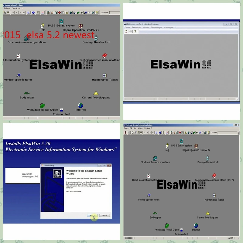 2020 Hot Auto Repair Software ElsaWin 6.0 work for V-W 5.3 For Audi Elsa Win in 80gb hdd high quality | Автомобили и мотоциклы