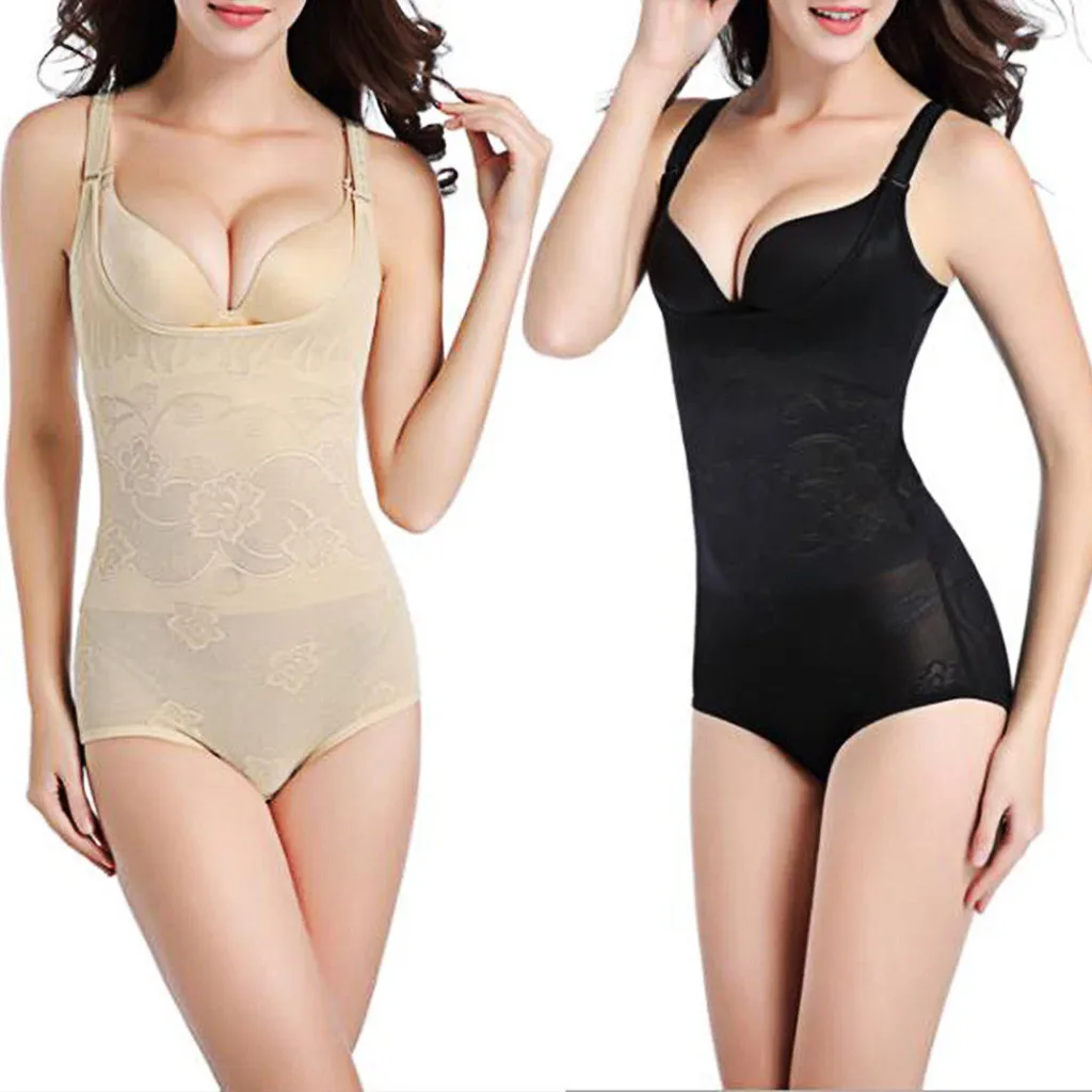 

Women's Corset Slimming Waistband Underwear Belly Band Sweat Trainer Pure Color High-Waisted Lace Hip And Abdomen Shapewear 2021