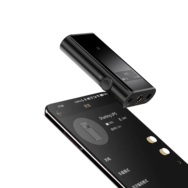 Усилитель для наушников Shanling UP5 MQA Bluetooth USB ЦАП двойной чип ES9219C с TYPE C на 2 5/3 5/4 4 мм