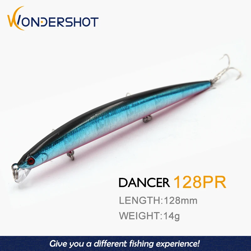 Воблеры Wondershot A11 128 мм 14 г рыболовные приманки в виде гольяна искусственная