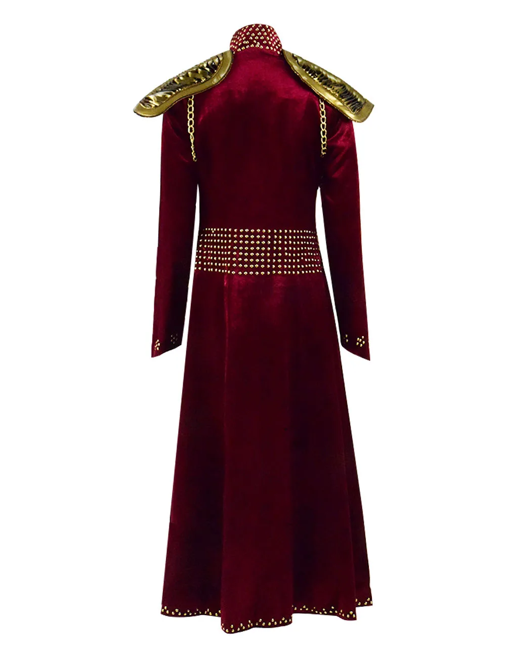 Cossky Cersei Lannister Cosplay Costume Wine Red Velvet Gown Dress Women Throne Costume Full Set Outfit