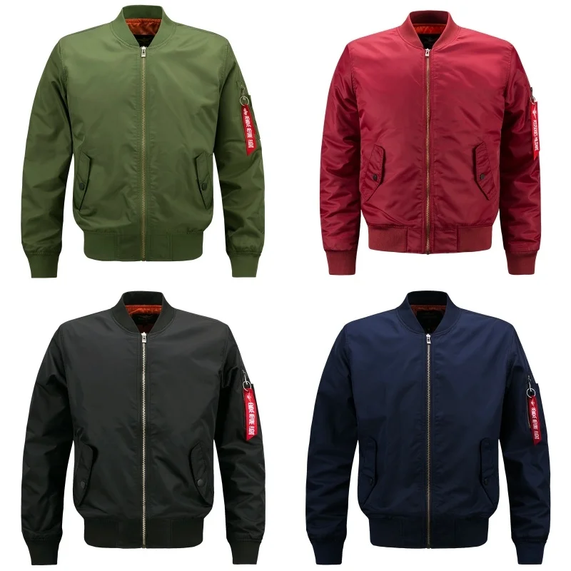 

NEW Mens Flying jacket Winter Warm Slim Fly Pilot jacket men for Chevrolet Car Logo Print Sweatshirt Hip Hop Harajuku Clothing