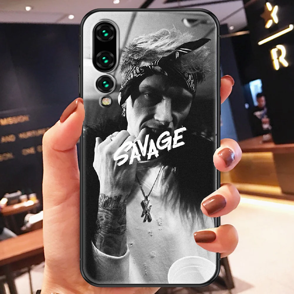 MGK автомат kelly Rapper чехол для телефона Huawei P Mate P10 P20 P30 P40 10 20 Smart Z Pro Lite 2019 черный