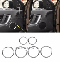 for land rover discovery sport 2015 2016 2017 abs matte side door audio speaker cover decorative circle ring cover trims 6pcs