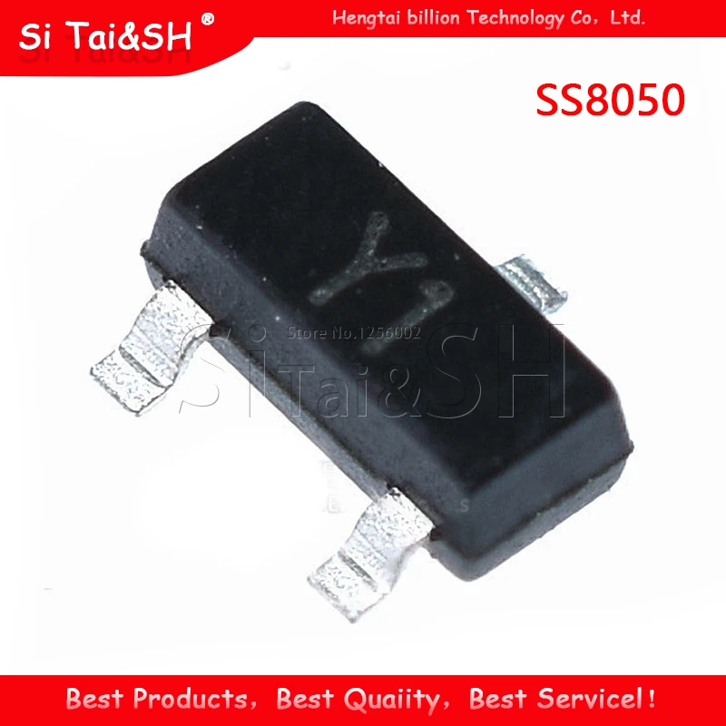 100 шт. SS8050 SOT23 MMBT8050 SOT MMBT8050LT1G SMD Y1 SOT-23 Новый транзистор | Электронные компоненты и