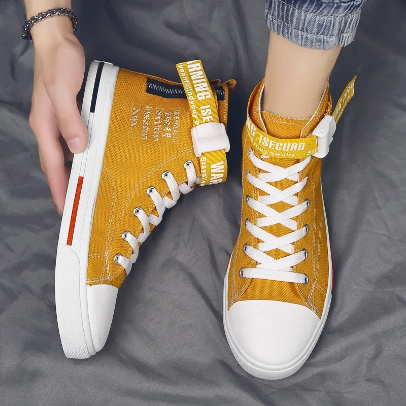 

Men's Casual Shoes Zapatos De Hombre Breathable Sneakers High Top Classic Canvas Shoes Male Chaussure Homme Tenis Adult Krasovki