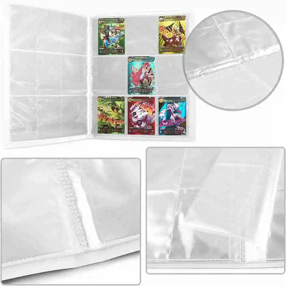 

432Pcs 9 Pocket Album Pokemon Cards Book Xy Cartoon VMAX GX Game Card Holder Map Folder Collection Loaded Cool Boy Kids Toy Gift