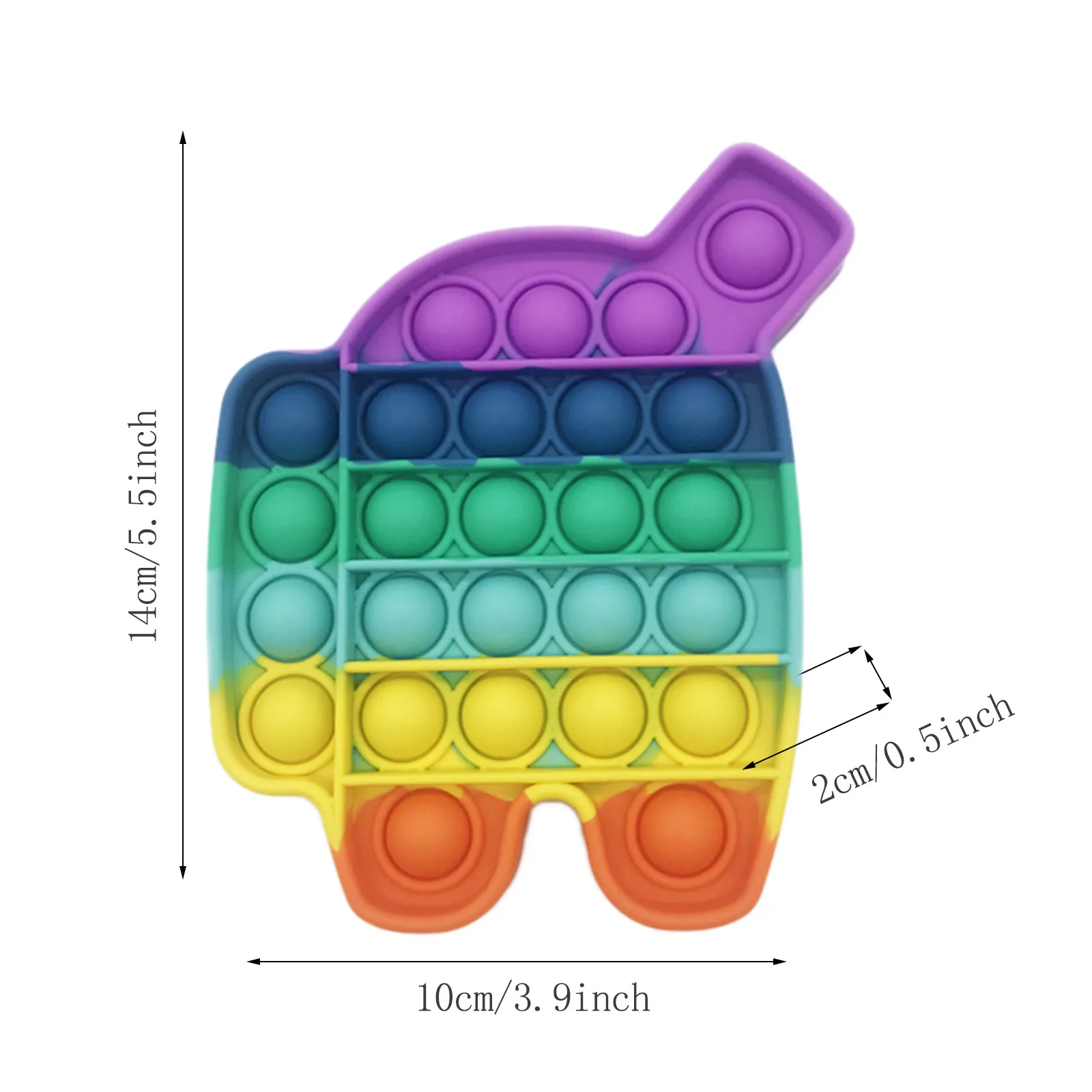 

Pops It Fidget Toys Reliever And Increase Focus Soft Anti-stress Toy Fidget Simple Dimple Toy Sensory Educational Toy