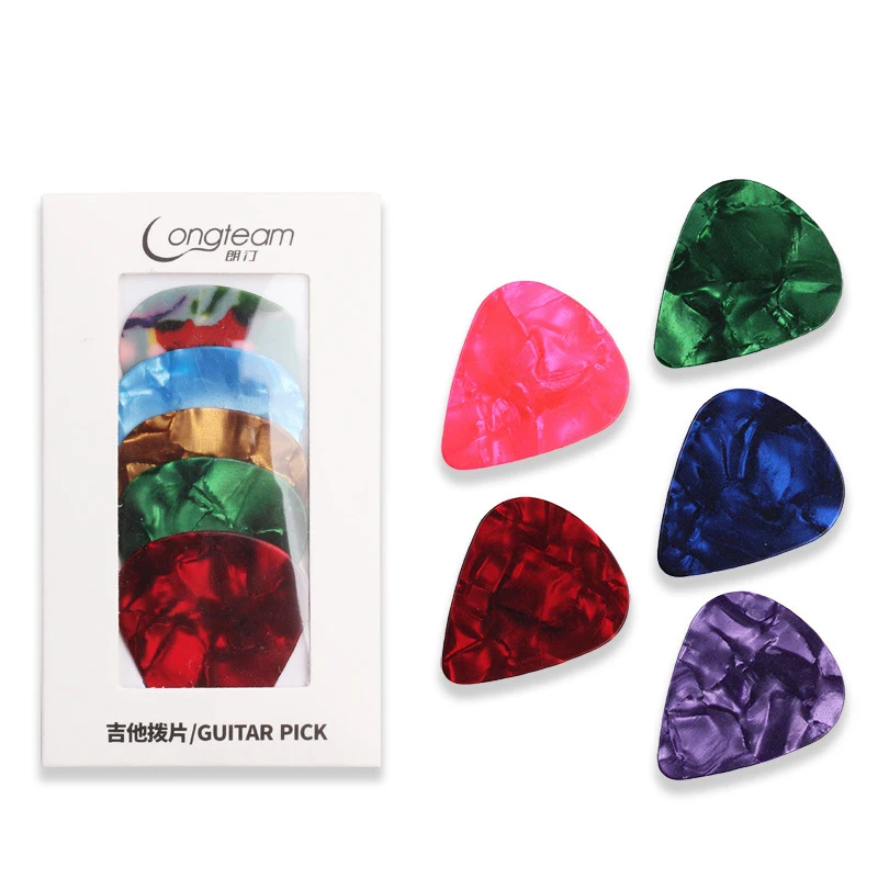 Набор для гитары 5 штук целлулоидная гитара Shrapnel выбор цвета Pick s музыкальный
