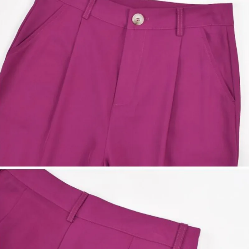 

GOOHOJIO 2020 New Summer Casual Pants Women Elegant All-match Chic Ladies Wide Leg Women Pant Oversized Full Length Trousers