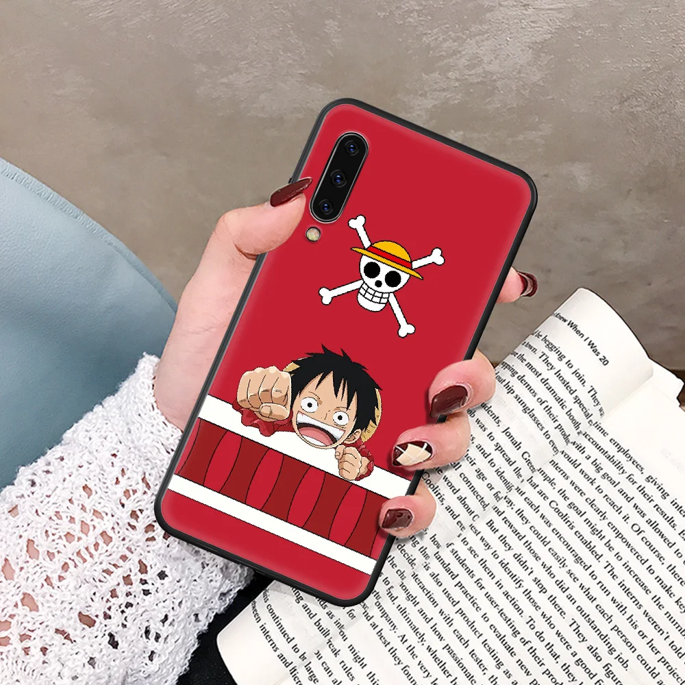 

One Piece Japan Cute Anime Luffy Phone Case For Samsung Galaxy A 5 7 8 10 20 20E 21S 30 30S 40 50 51 70 71 black Bumper Pretty
