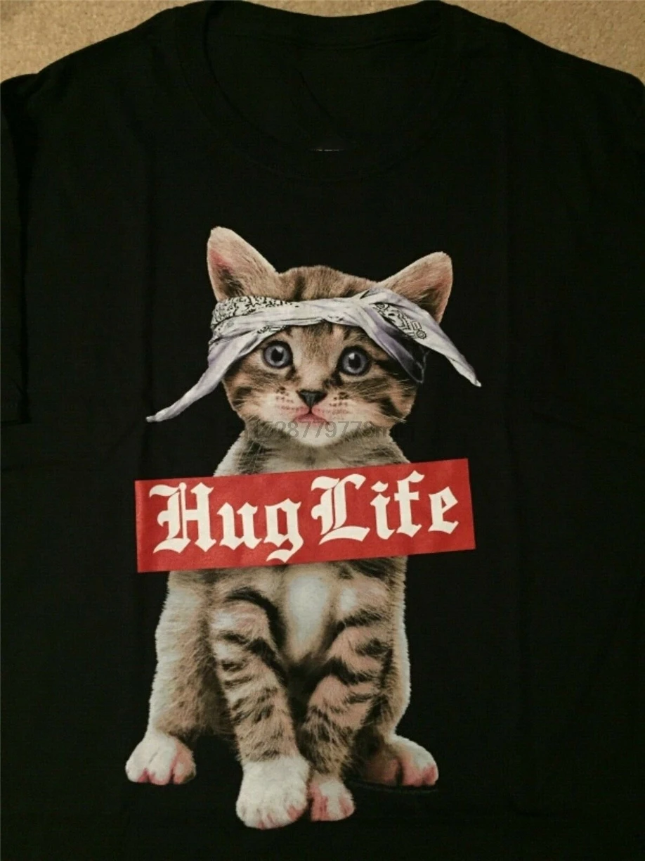 Забавная Мужская футболка Kitty Cat Kitten Pet Thug Tabby Calico персидская бандана