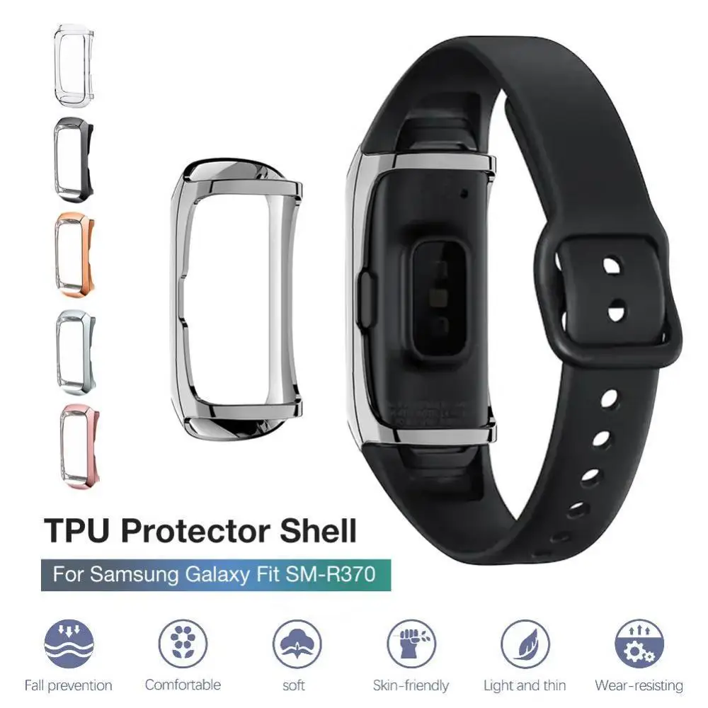 

360 градусов ТПУ защитный чехол для часов защитный чехол для Galaxy Fit SM-R370