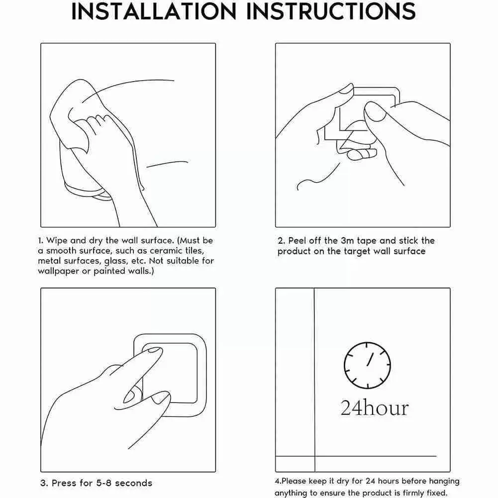 

1pcs Bathroom Towel Rack Steel Non-perforated Simple Towel Bathroom Firmly Fashion New Silver Shelf Bar Single Useful C5A1