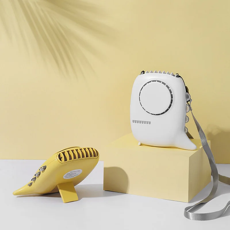 

Mini Fan USB Portable Rechargeable Handheld Fan 1200mAh Battery Small Hanging Neck Fan Desktop Air Cooler Outdoor LED Night Lamp
